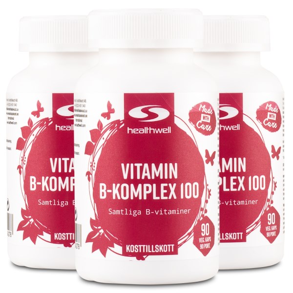 Healthwell Vitamin B-Komplex 100, 270 kaps