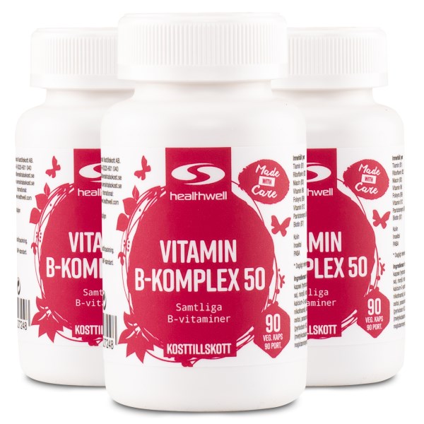 Healthwell Vitamin B-Komplex 50, 270 kaps