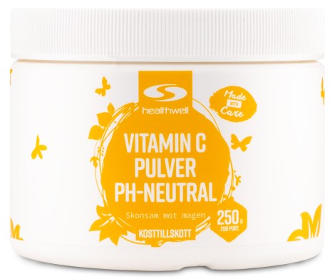 Miniatyrbild Healthwell Vitamin C Pulver pH-Neutral, 250 g