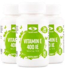 Miniatyrbild Healthwell Vitamin E 400 IE, 180 kaps
