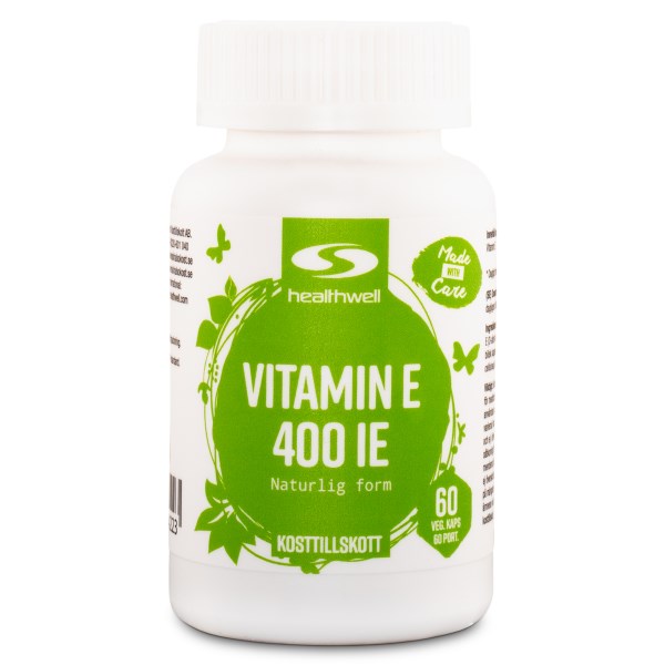 Healthwell Vitamin E 400 IE 60 kaps