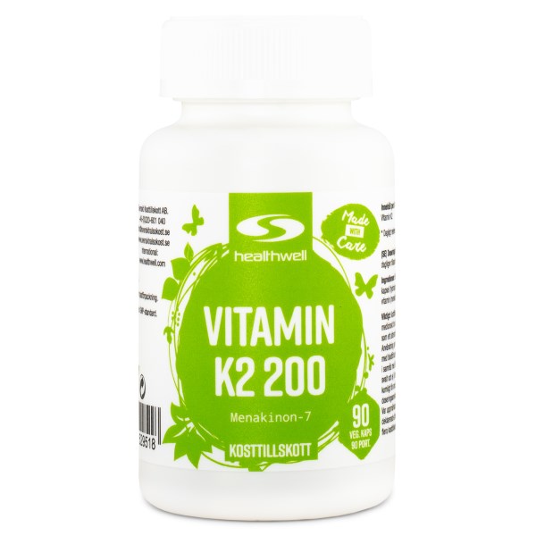 Healthwell Vitamin K2 200 90 kaps