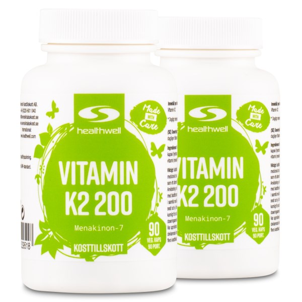 Healthwell Vitamin K2 200, 180 kaps