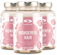 Miniatyrbild Healthwell Wonderful Hair, 270 kaps