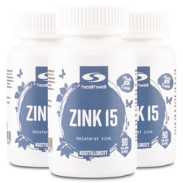 Healthwell Zink 15, 270 kaps