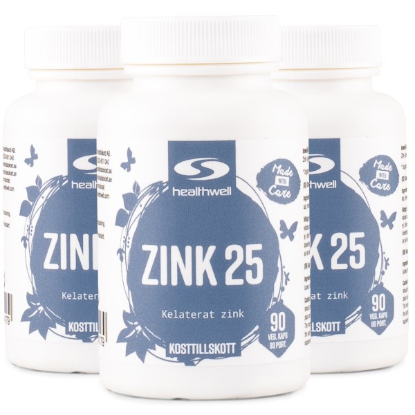 Healthwell Zink 25, 270 kaps