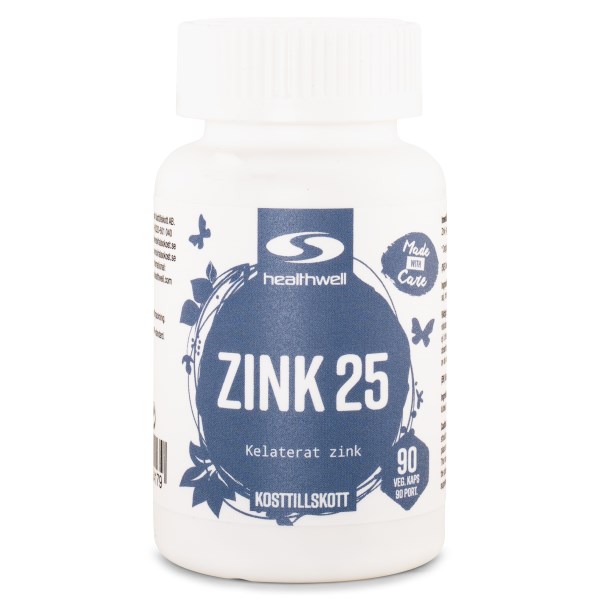 Healthwell Zink 25 90 kaps