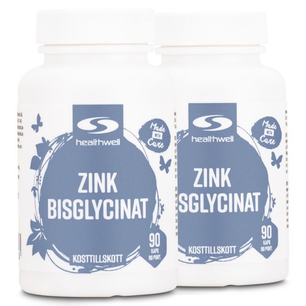 Healthwell Zinkbisglycinat, 180 kaps
