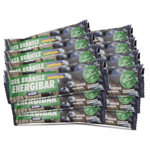 Helt Ärligt Bra Bränsle Energibar Blåbär 12-pack