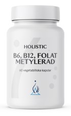 Miniatyrbild Holistic B6, B12 Folat Metylerad, 60 kaps