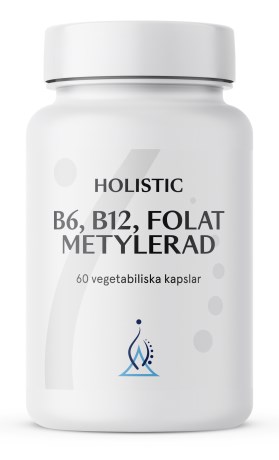 Miniatyrbild Holistic B6, B12 Folat Metylerad, 60 kaps