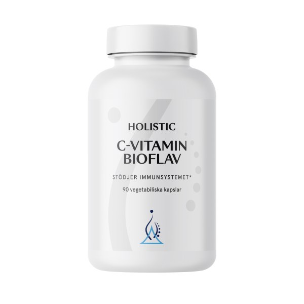 Holistic C-Vitamin Bioflav, 90 kaps | Vitamin & Mineraltillskott - Vitaminer - C-vitamin | Gymkraft