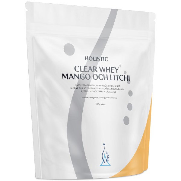 Holistic Clear Whey Protein, Mango och Litchi, 500 g