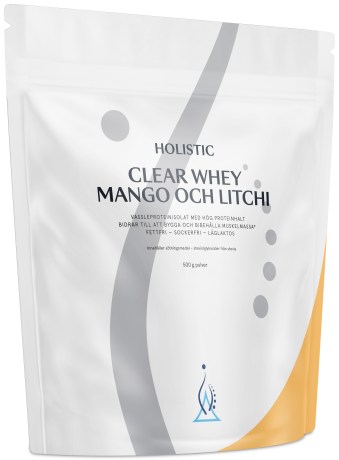 Miniatyrbild Holistic Clear Whey Protein, Mango och Litchi, 500 g