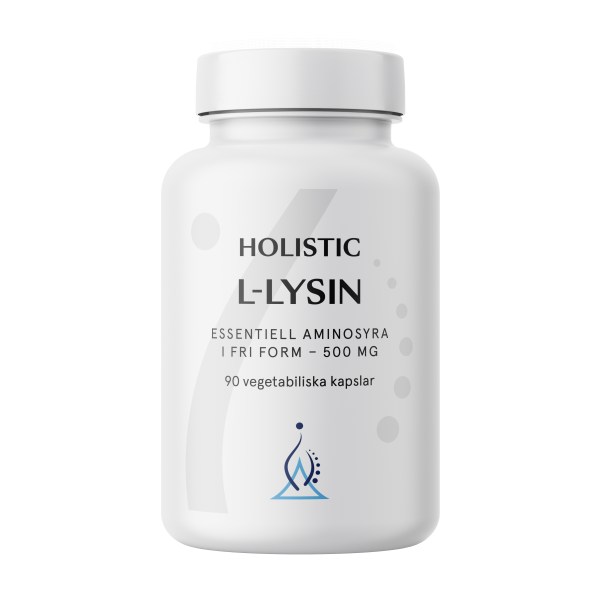 Holistic L-Lysin, 90 kaps | Träningstillskott - Aminosyror - Lysin | Gymkraft