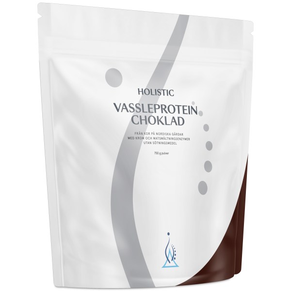 Holistic Vassleprotein, Choklad, 750 g | Träningstillskott - Proteinpulver - Vassleprotein | Gymkraft