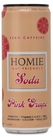 Miniatyrbild Homie Soda Koffeinfri, Pink Grapefruit, 1 st