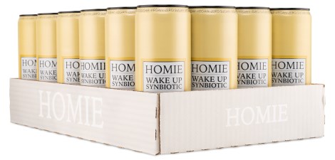 Miniatyrbild Homie Wake Up Synbiotic, Pineapple/Pear, 24-pack