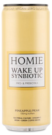 Miniatyrbild Homie Wake Up Synbiotic, Pineapple/Pear, 1 st