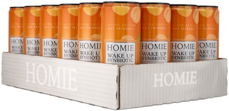 Miniatyrbild Homie Wake Up Synbiotic, Peach Nectarine, 24-pack