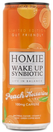 Miniatyrbild Homie Wake Up Synbiotic, Peach Nectarine, 1 st