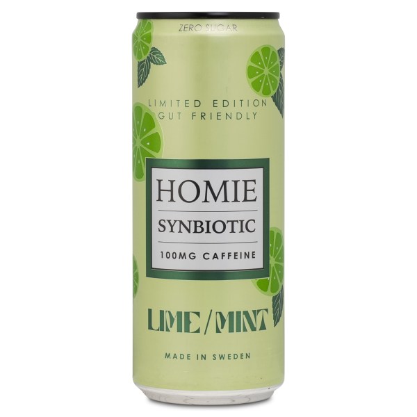 Homie Wake Up Synbiotic, Lime/Mynta, 1 st