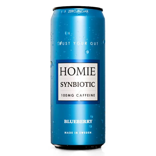 Homie Wake Up Synbiotic, Blueberry, 1 st