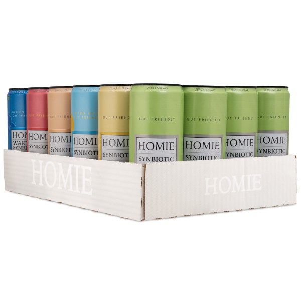 Homie Wake Up Synbiotic Mixflak Summer 6x4, 24-pack