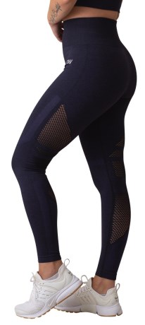 Miniatyrbild ICIW Queen Mesh Seamless High Waist Tights, S, Grey Melange