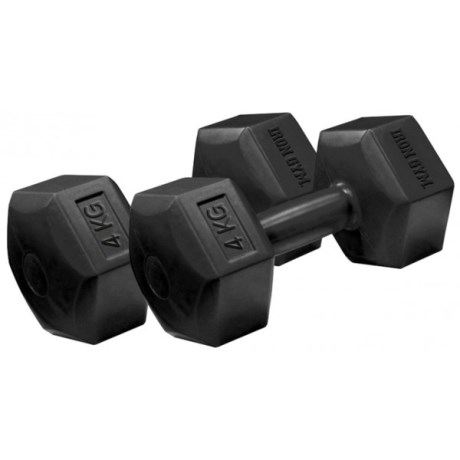 Miniatyrbild Iron Gym Fixed Hex Dumbbell, 2 x 4 kg