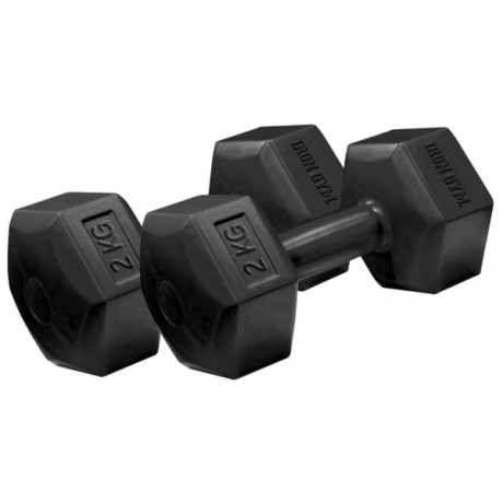 Miniatyrbild Iron Gym Fixed Hex Dumbbell, 2 x 2 kg