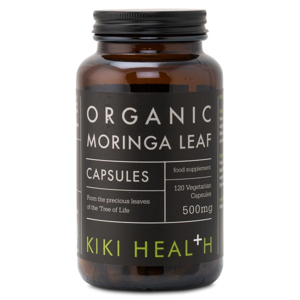 Kiki Health Organic Moringa, 120 kaps | Hälsa - Detox - Näring & Greens | Gymkraft