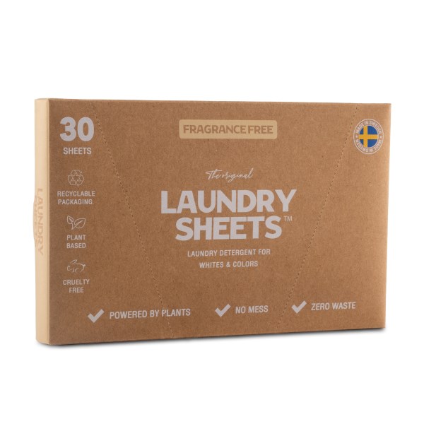 Laundry Sheets Fragrance Free, 30-pack