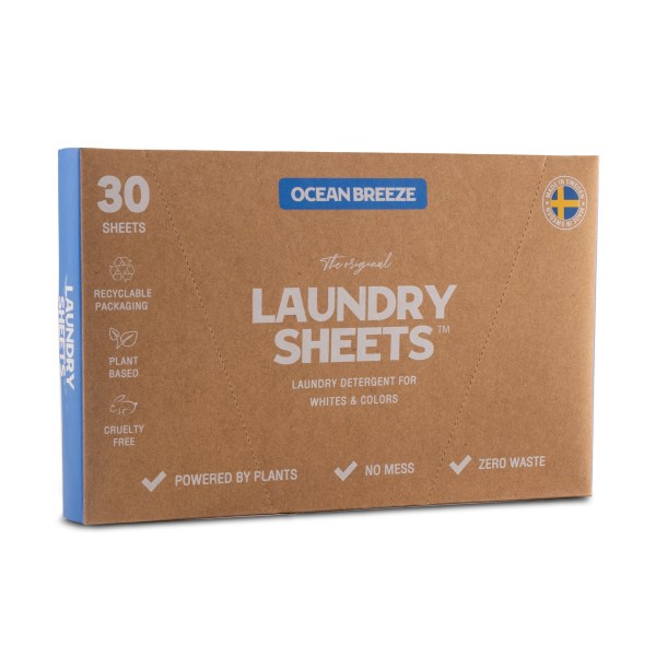 Laundry Sheets Ocean Breeze, 30-pack