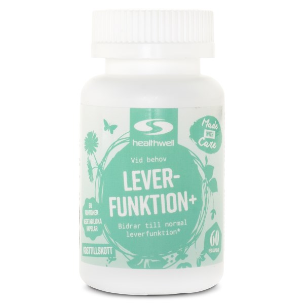 Healthwell Leverfunktion+ 60 kaps