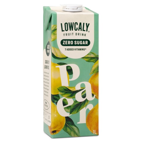 Lowcaly Fruktdryck, Pear, 1 L | Livsmedel - Dryck - Frukt & Bärdryck | Gymkraft