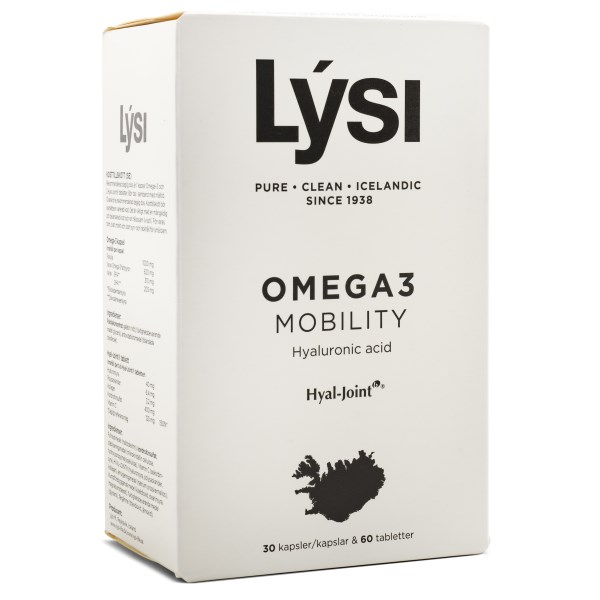 Lysi Omega-3 Mobility 30 kaps + 60 tabl