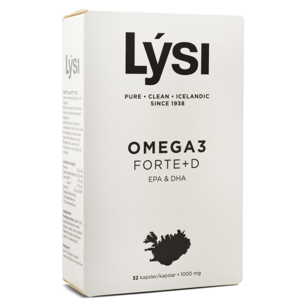 Lysi Omega-3 Forte + D 32 kaps