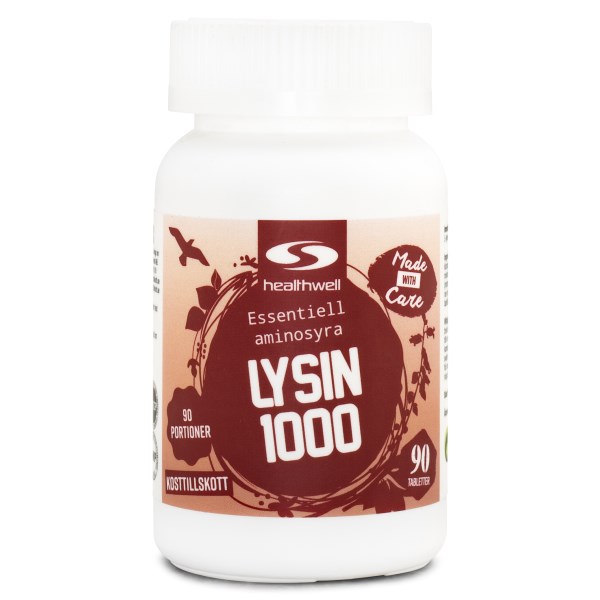 Healthwell Lysin 1000 90 tabl