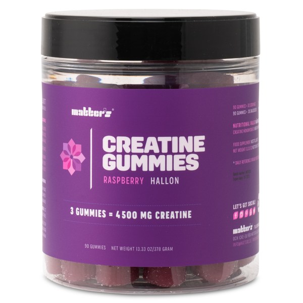 Matters Creatine 4500 mg, Raspberry, 90 Gummies | Träningstillskott - Före Träning - Kreatin | Gymkraft