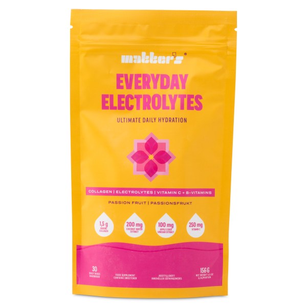Matters Everyday Electrolytes, Passion Fruit, 156 g | Träningstillskott - Under Träning - Vätskeersättning | Gymkraft