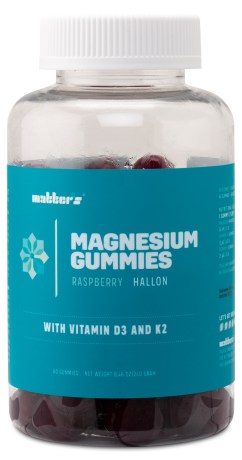 Miniatyrbild Matters Magnesium + K2 & D3, Hallon, 60 Gummies