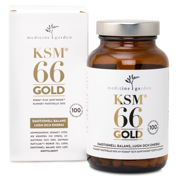 MedicineGarden KSM66 Gold, 100 kaps | Hälsa - Ashwagandha | Gymkraft