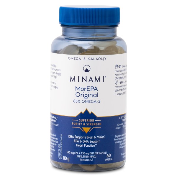Minami MorEPA, 60 kaps | HÀlsa - HjÀrnhÀlsa | Gymkraft