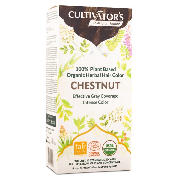 Miraz Organic Cultivators Hair Colors 1 st Chestnut