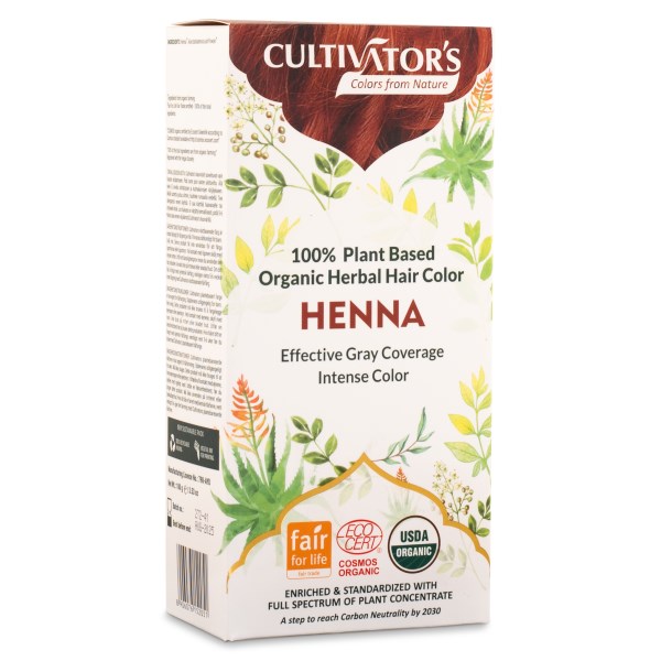 Miraz Organic Cultivators Hair Colors 1 st Henna