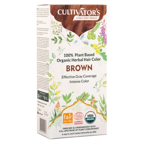 Miraz Organic Cultivators Hair Colors 1 st Brown