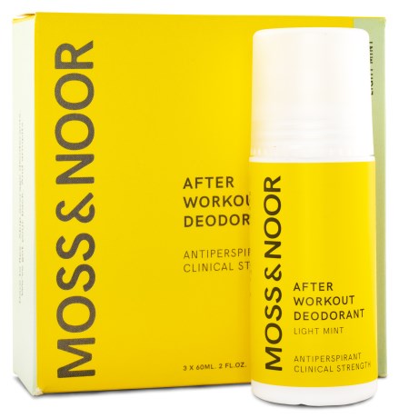 Miniatyrbild Moss & Noor After Workout Deodorant, 3-pack, Light Mint