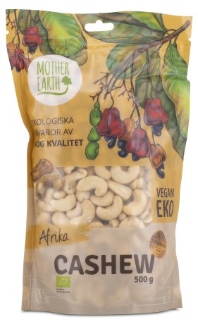 Miniatyrbild Mother Earth Cashewntter Hela EKO, 500 g
