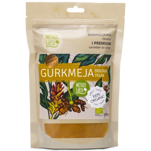 Mother Earth Gurkmeja EKO, 250 g | Hälsa - Led & Muskelbesvär - Ledtillskott | Gymkraft